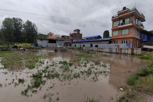 भक्तपुर, दोलखा र सिन्धुपाल्चोकमा भारी वर्षा